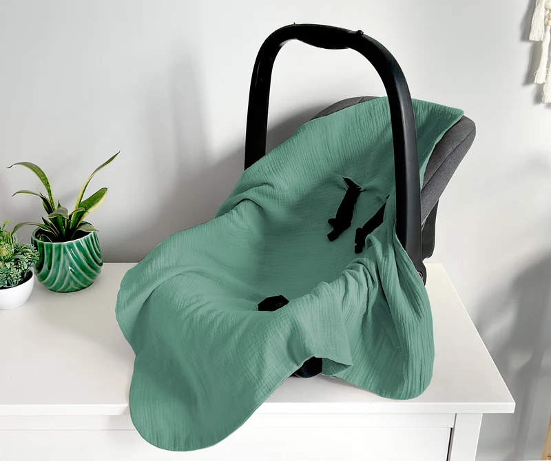Muslin summer baby seat blanket | Bay
