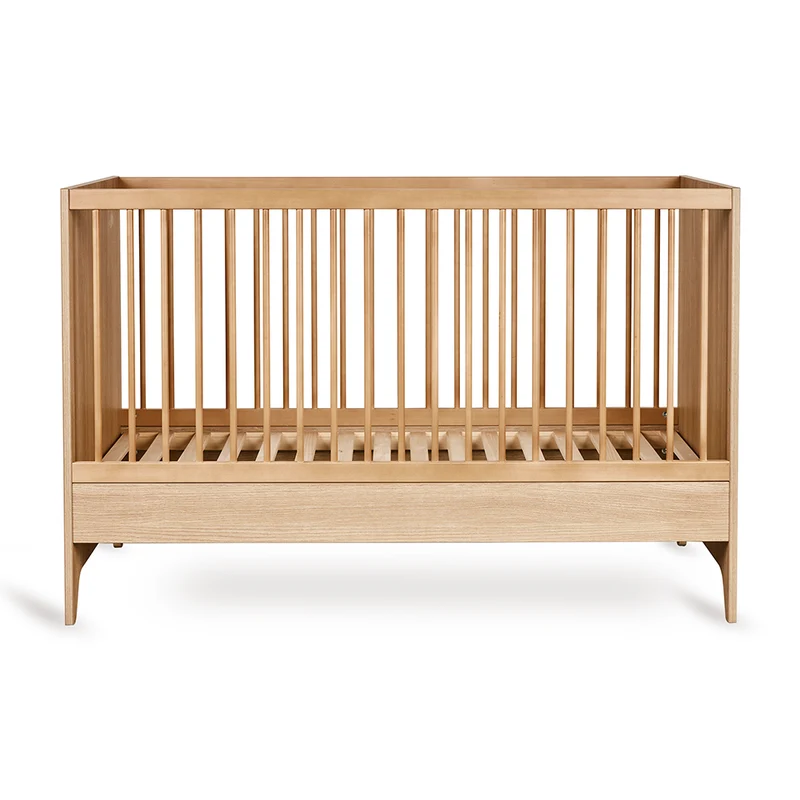 Quax Babybett- und Kinderbett 70 x 140 'Tsugi' Honey Ash