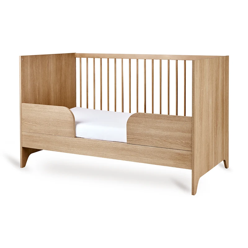 Quax Babybett- und Kinderbett 70 x 140 'Tsugi' Honey Ash