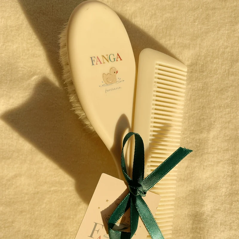 Fanga Fontana Baby Haarbürste und Kamm Set