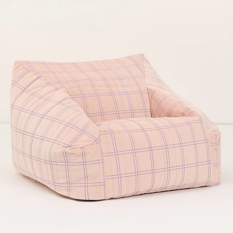 Sessel für Kinder "Chelsea Pink Purple Windowpane"
