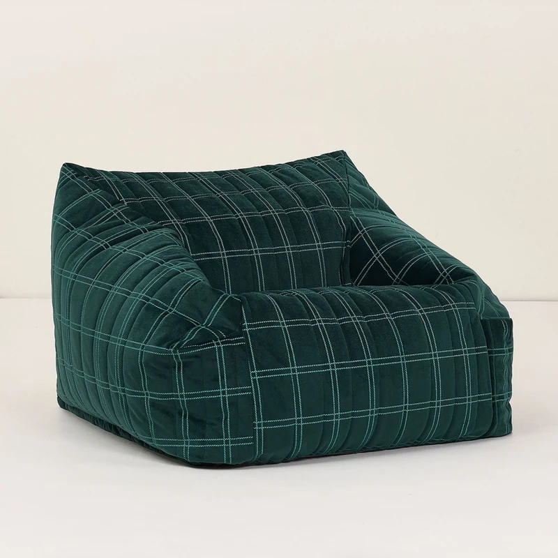 Sessel für Kinder "Chelsea Green Mint Windowpane"