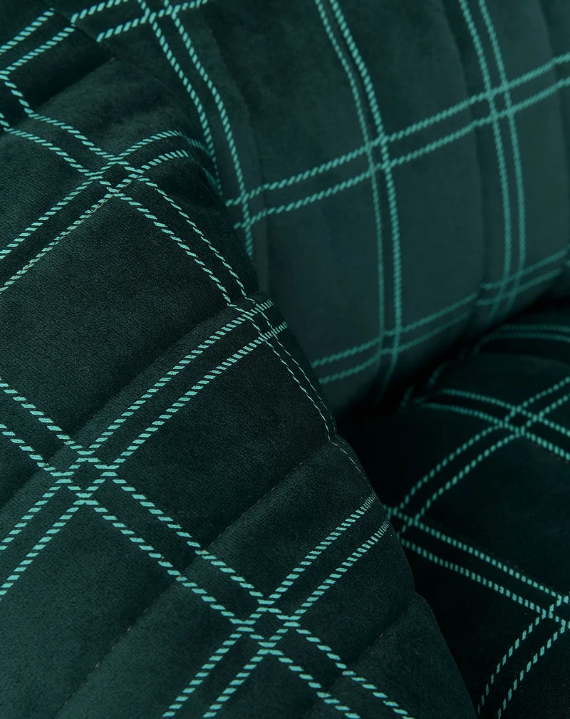 Sessel für Kinder "Chelsea Green Mint Windowpane"