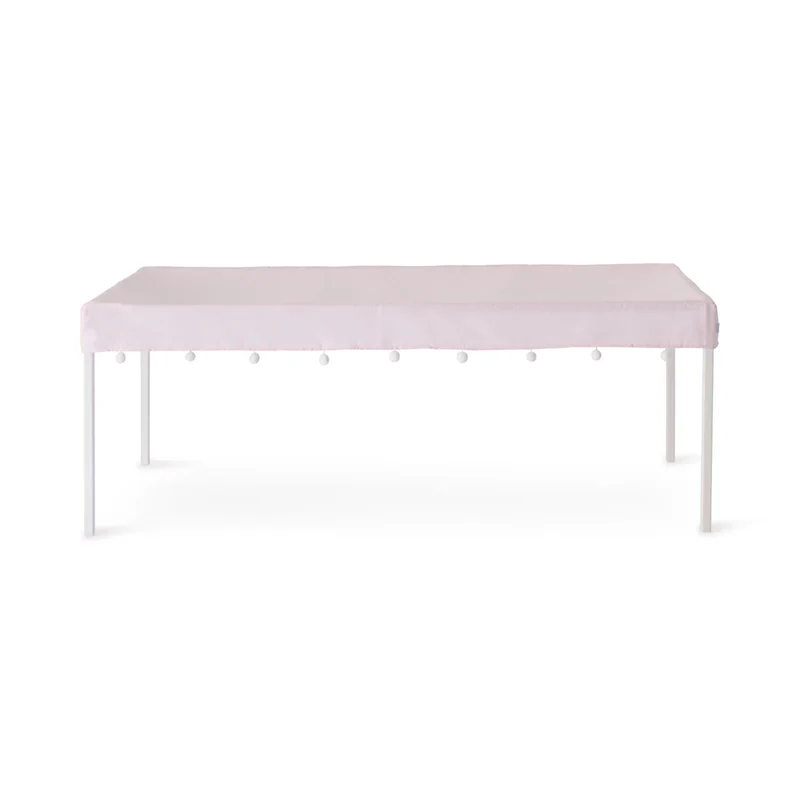 Isle of Dogs Baldachin Rosa mit Pompons