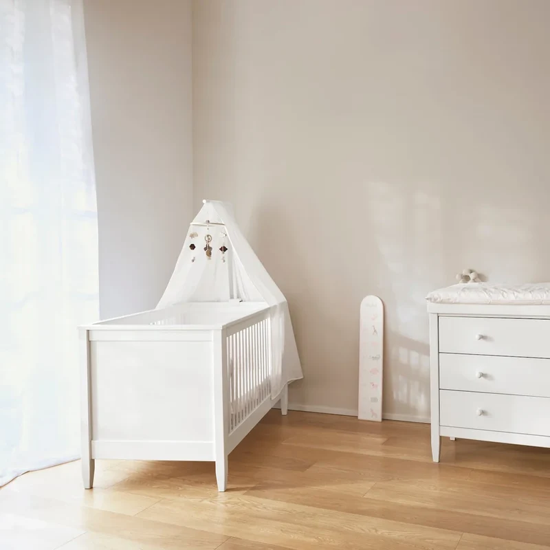 Isle of Dogs Babybett 70 x 140 Weiss