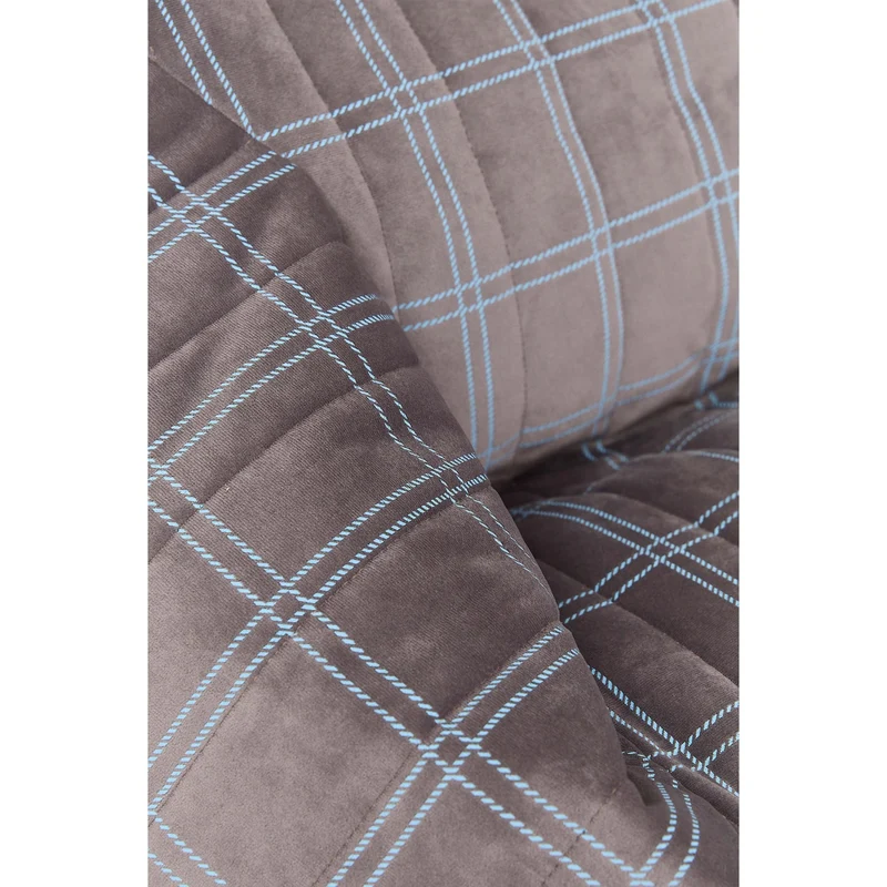 Sessel für Kinder "Chelsea Grey Blue Windowpane"