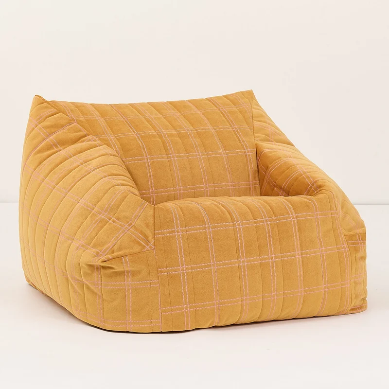 Sessel für Kinder "Chelsea Ochre Pink Windowpane"