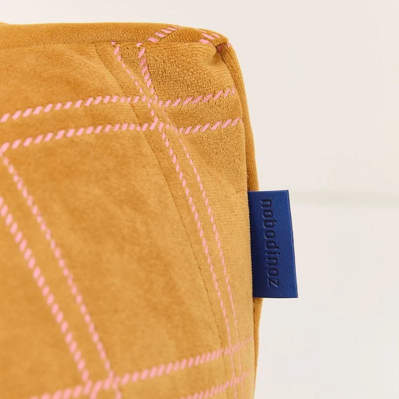 Sessel für Kinder "Chelsea Ochre Pink Windowpane"