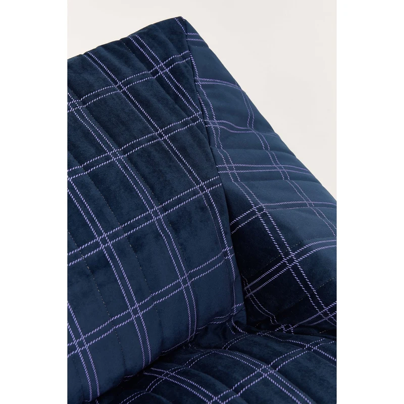 Sessel für Kinder "Chelsea Night Blue Purple Windowpane"