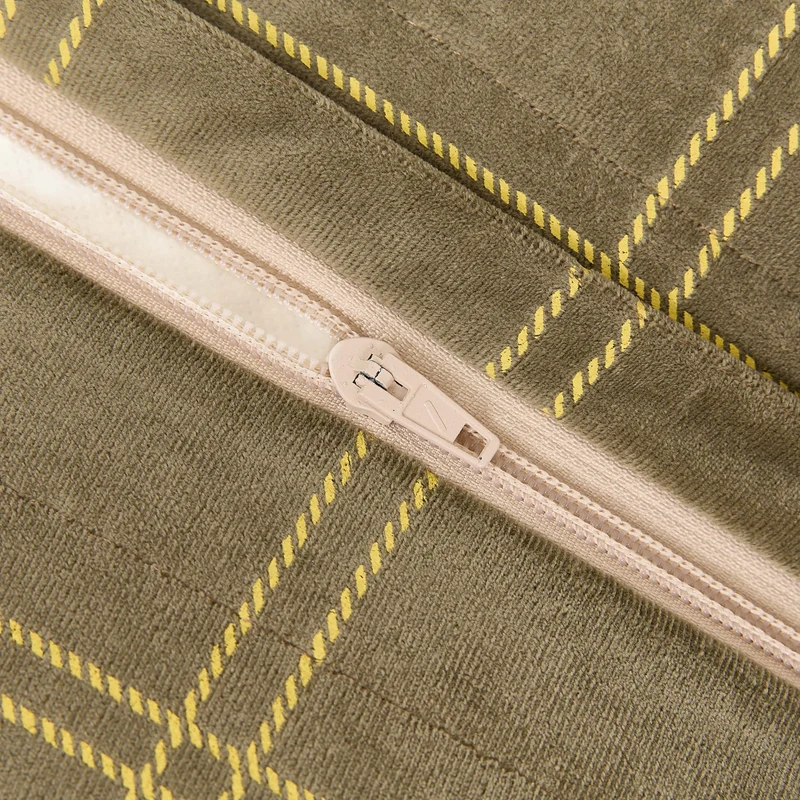 Kinder Sitzsack "Oasis Light Green Lemon Windowpane"