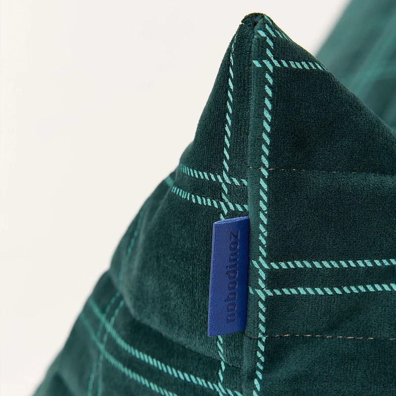 Kinder Sitzsack "Oasis Green Mint Windowpane"