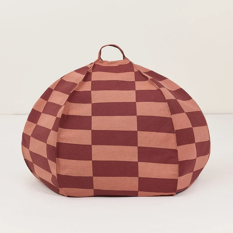 Runder Sitzsack "Vibes Maroon Tiles"