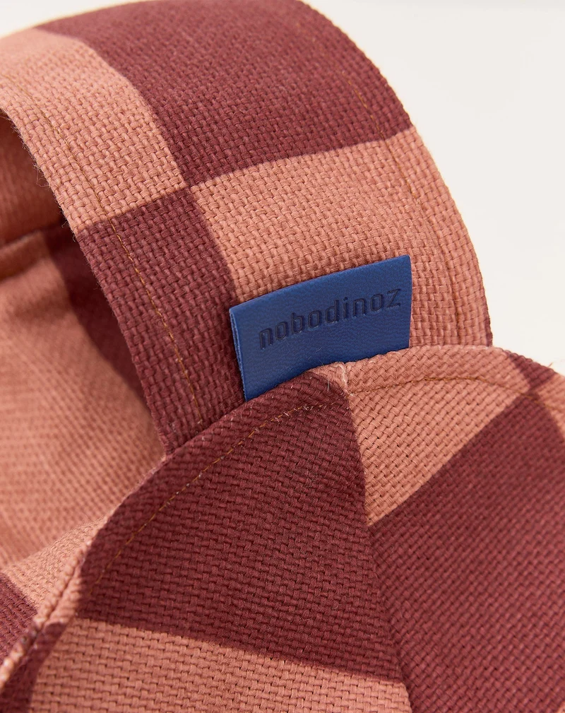 Runder Sitzsack "Vibes Maroon Tiles"