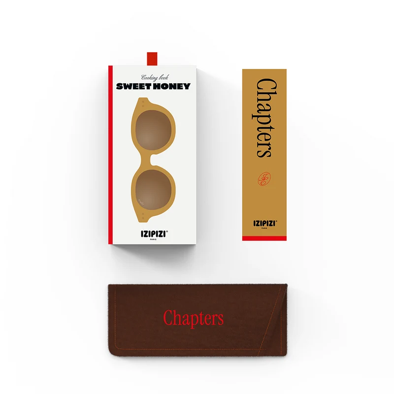 Izipizi Kinder Sonnenbrille 'Chapters' #C 3-5 Jahre Sweet Honey
