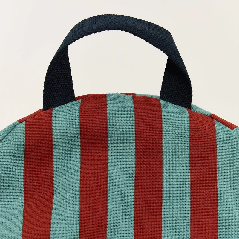 Sitzsack “Bliss Red Teal Green Stripes"