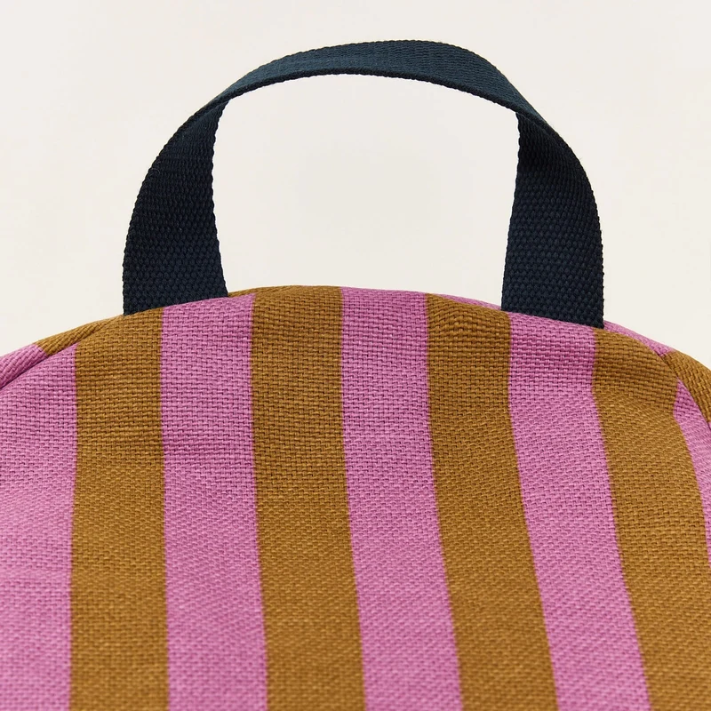 Sitzsack “Bliss Pink Curry Stripes"