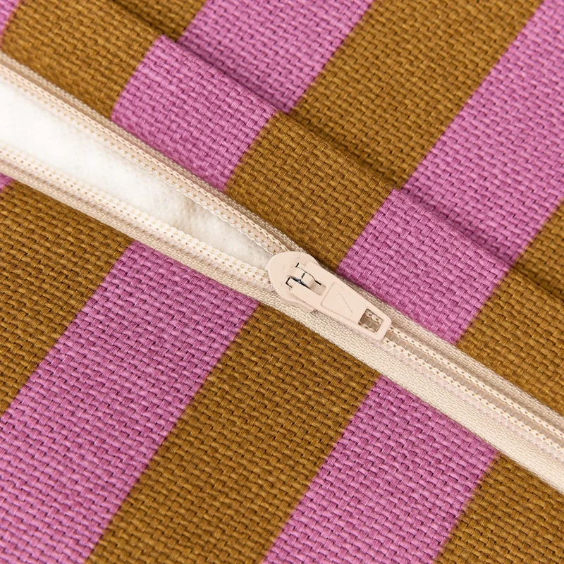 Sitzsack “Bliss Pink Curry Stripes"