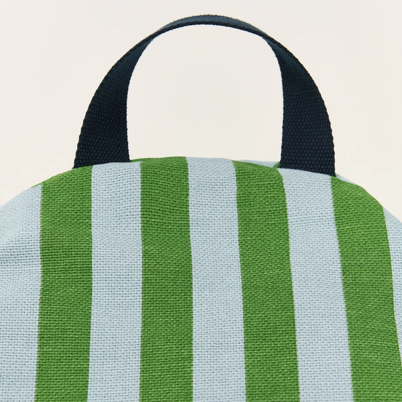 Sitzsack “Bliss Green Blue Stripes"