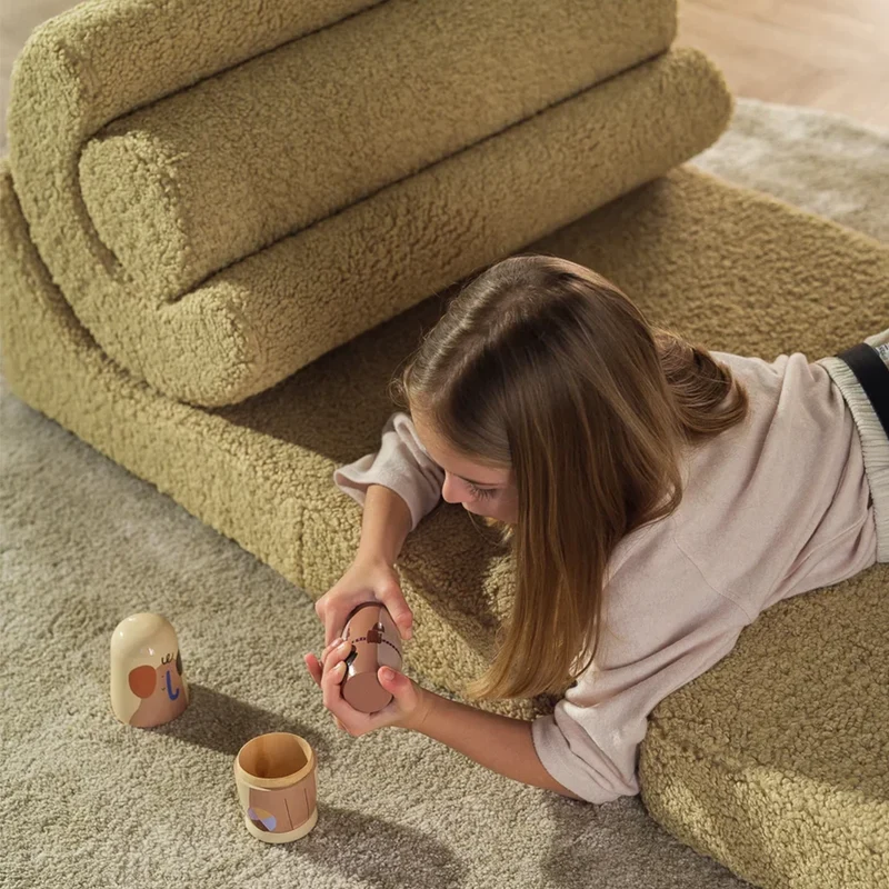 Wigiwama Aufklappbarer Kindersessel 'Flipster' Matcha