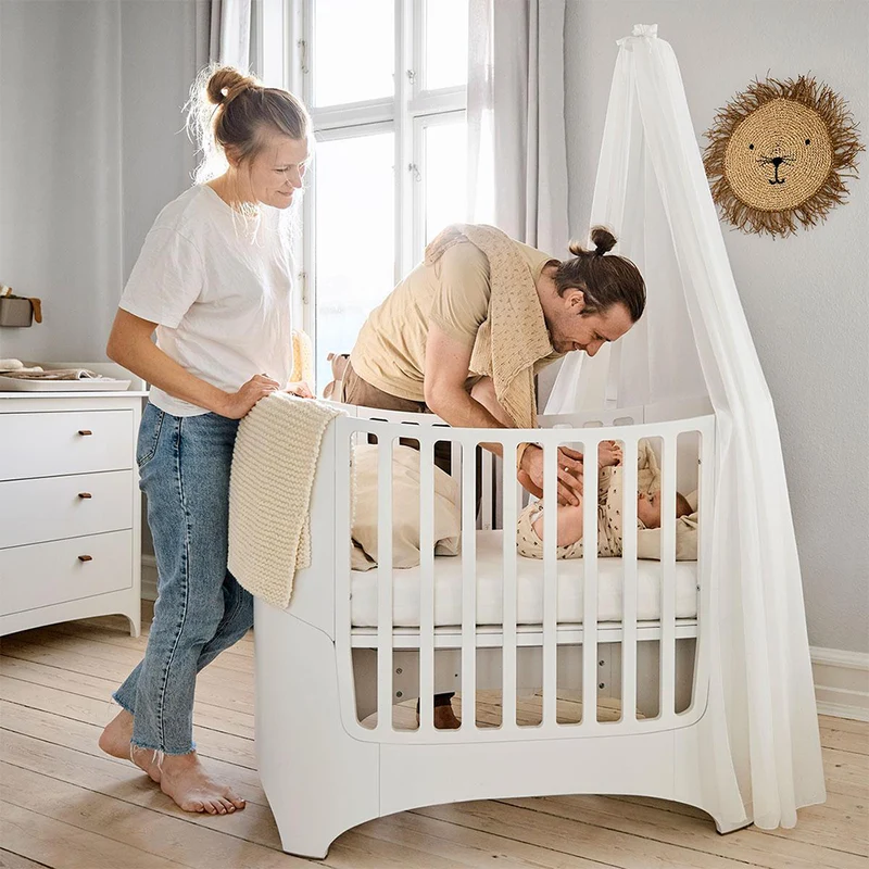 Leander Classic Babybett White