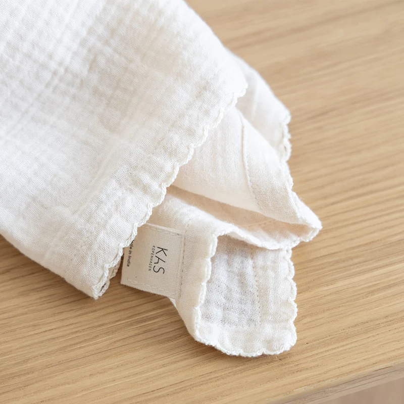 Kas Kopenhagen Wickelauflage 2er Set für Wickelkissen 'Kai'Cream