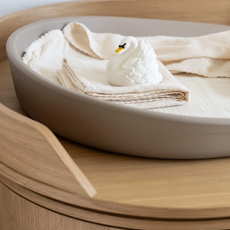 Kas Kopenhagen Wickelauflage 2er Set für Wickelkissen 'Kai'Cream
