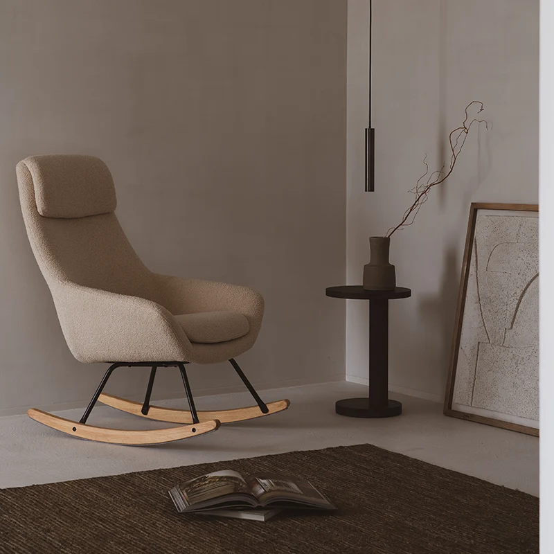 Quax Schaukel-/Stillsessel 'Nordic' Sheep Beige