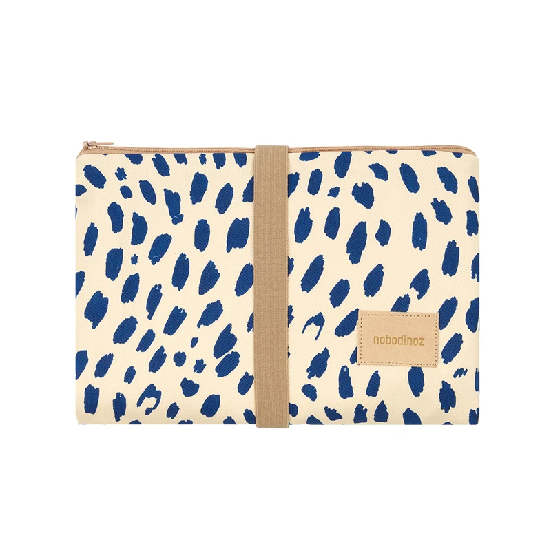 Nobodinoz Wickelunterlage 'Hyde Park' Leonie Blue