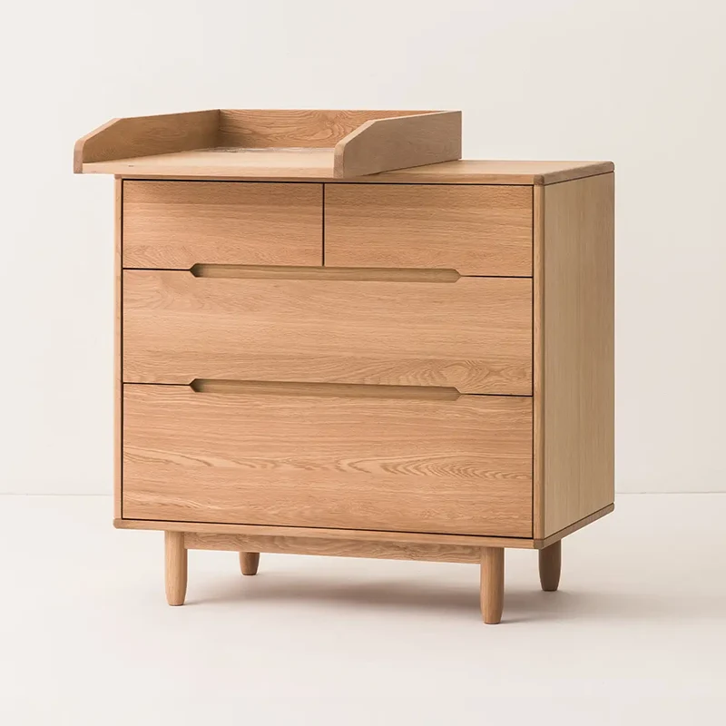 Nobodinoz Wickelkommode 'Pure' aus Eichenholz