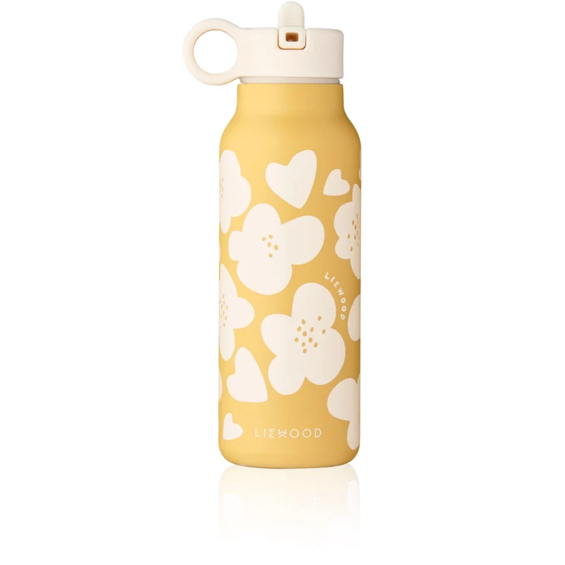 Wasserflasche "Falk Flower / Lemon yellow"