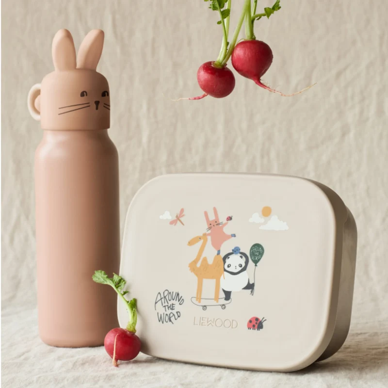 Wasserflasche "Falk Rabbit Lid Pale tuscany"