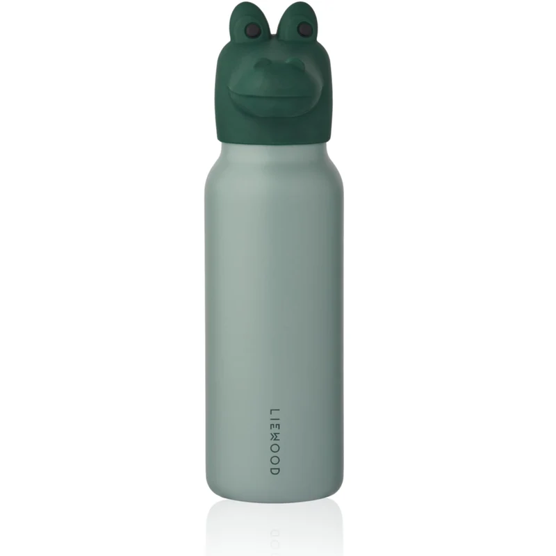 Wasserflasche "Falk Crocodile Lid Peppermint / Garden green"
