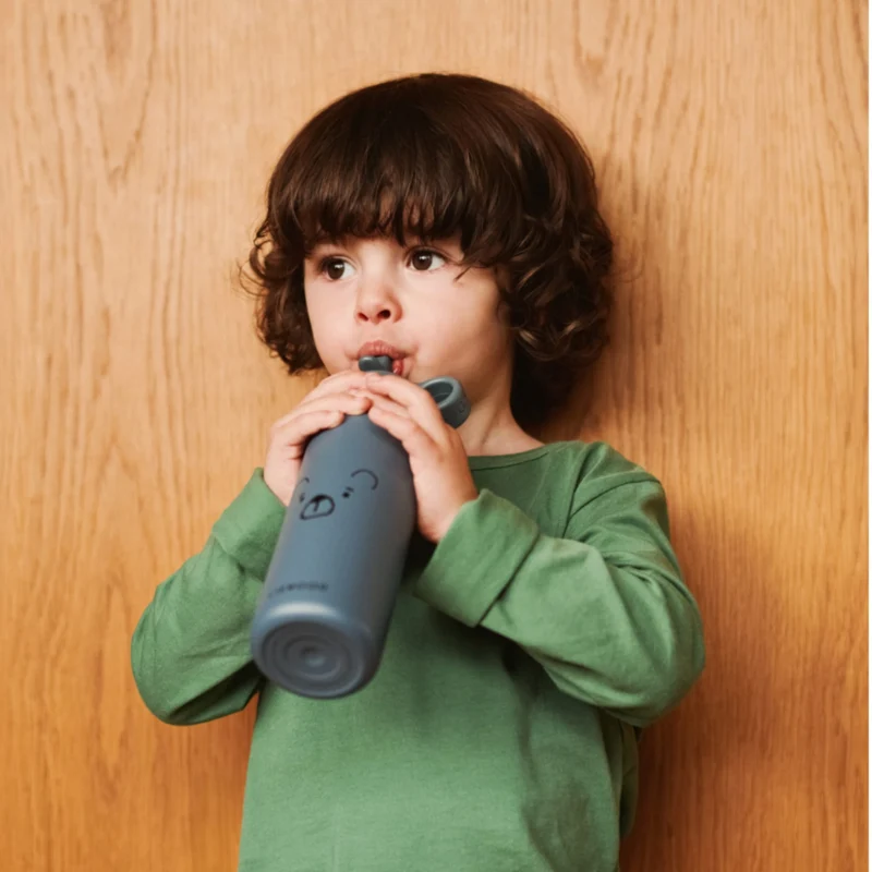 Trinkflasche für Kinder “Falk Mr bear whale blue" 350 ml
