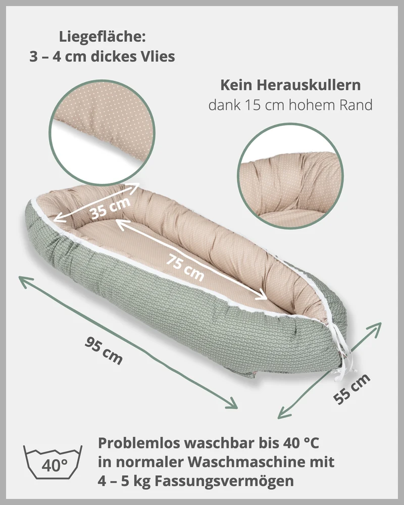 Babynest Blätterzauber