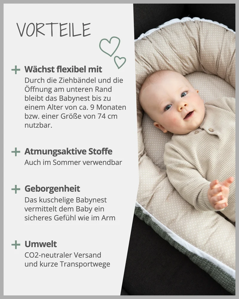 Babynest Blätterzauber