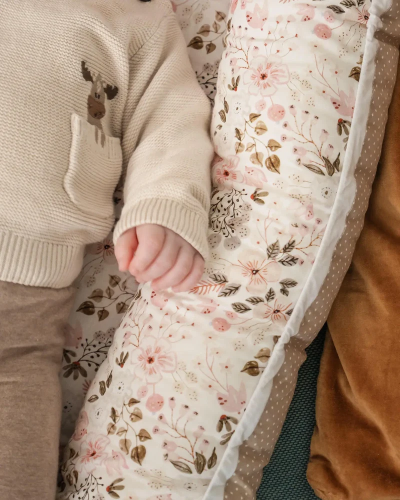 Babynest Rosa Blüten