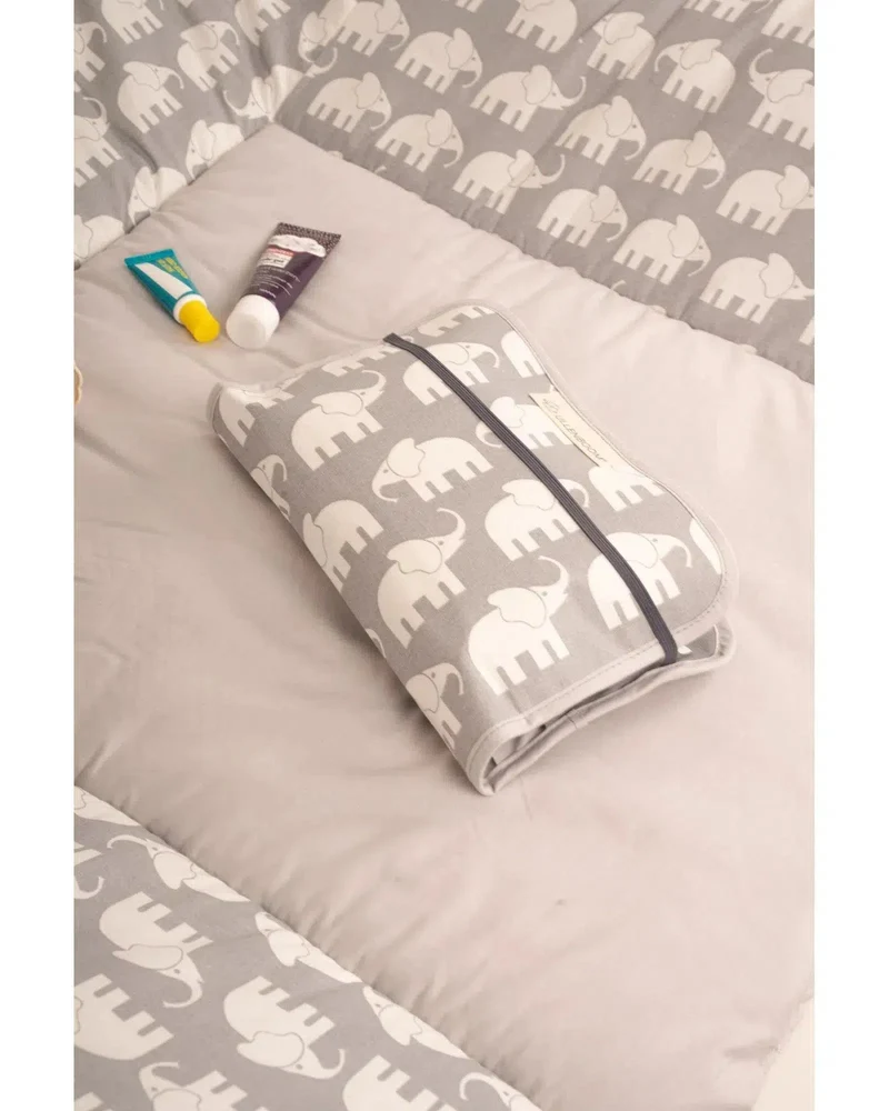 Windeltasche Grau Elefant