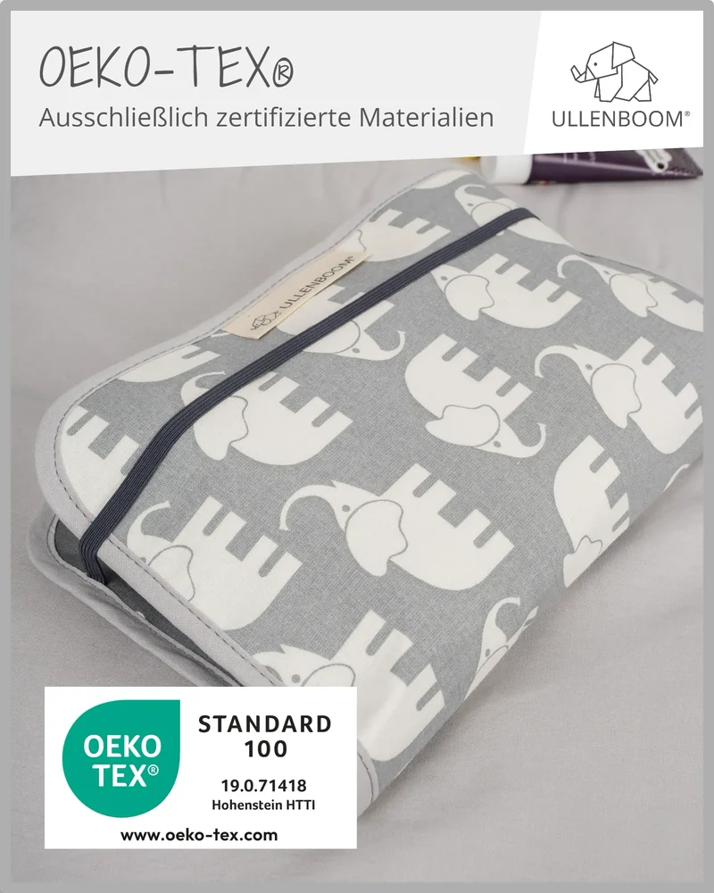 Windeltasche Grau Elefant