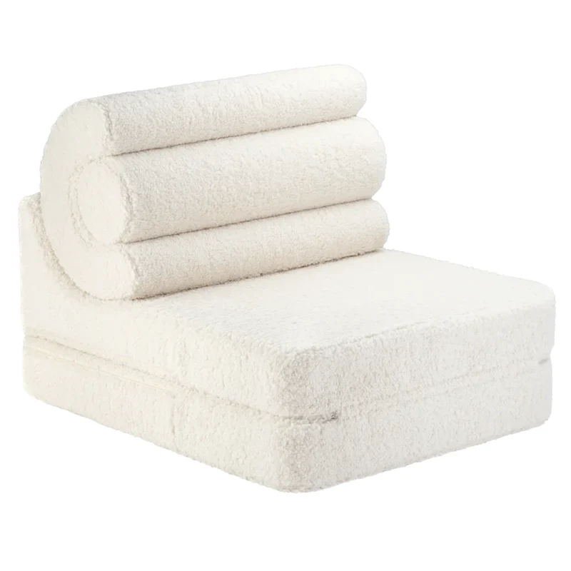 Wigiwama Aufklappbarer Kindersessel 'Flipster' Cream White