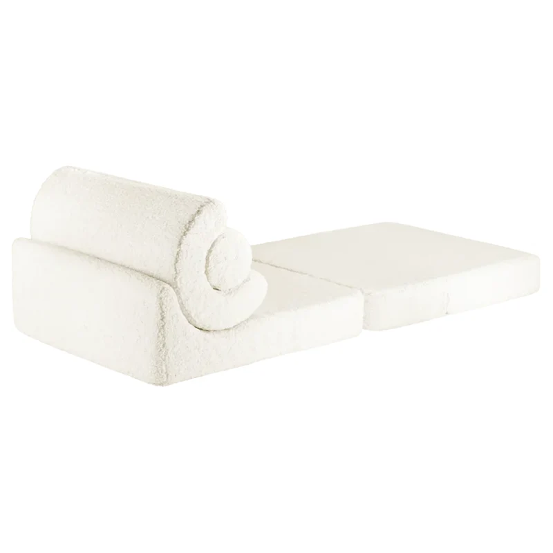 Wigiwama Aufklappbarer Kindersessel 'Flipster' Cream White