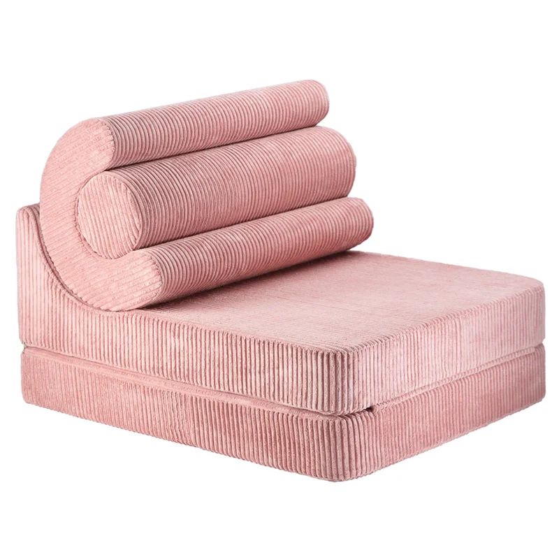 Wigiwama Aufklappbarer Kindersessel 'Flipster' Pink Mousse