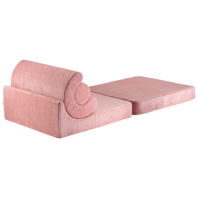 Wigiwama Aufklappbarer Kindersessel 'Flipster' Pink Mousse