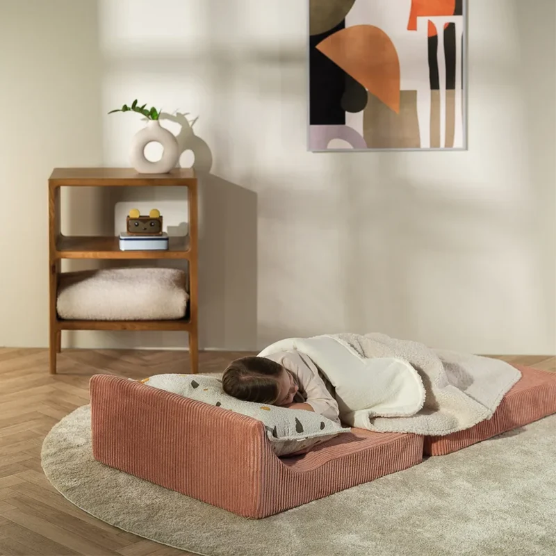 Wigiwama Aufklappbarer Kindersessel 'Flipster' Pink Mousse