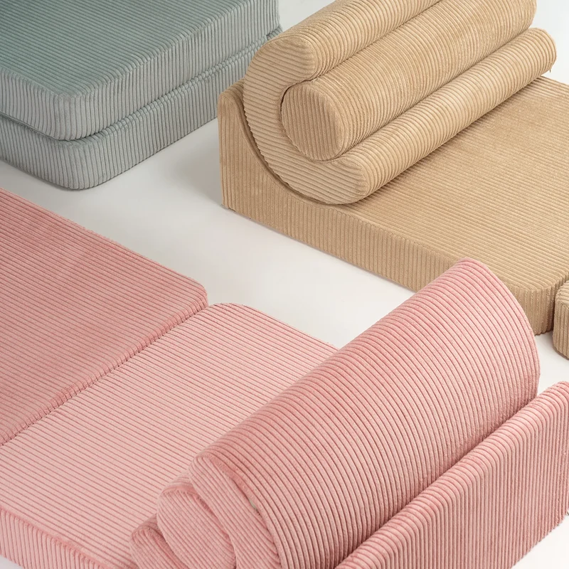 Wigiwama Aufklappbarer Kindersessel 'Flipster' Pink Mousse