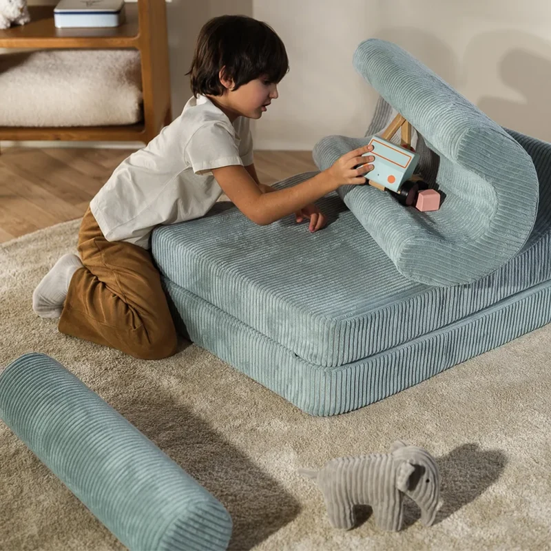 Wigiwama Aufklappbarer Kindersessel 'Flipster' Peppermint Green