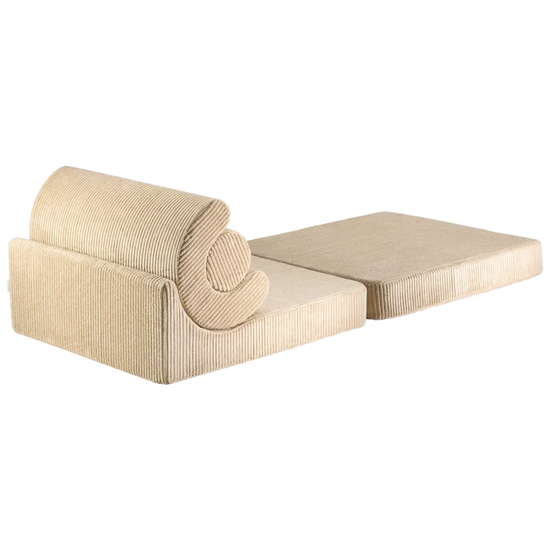 Wigiwama Aufklappbarer Kindersessel 'Flipster' Brown Sugar