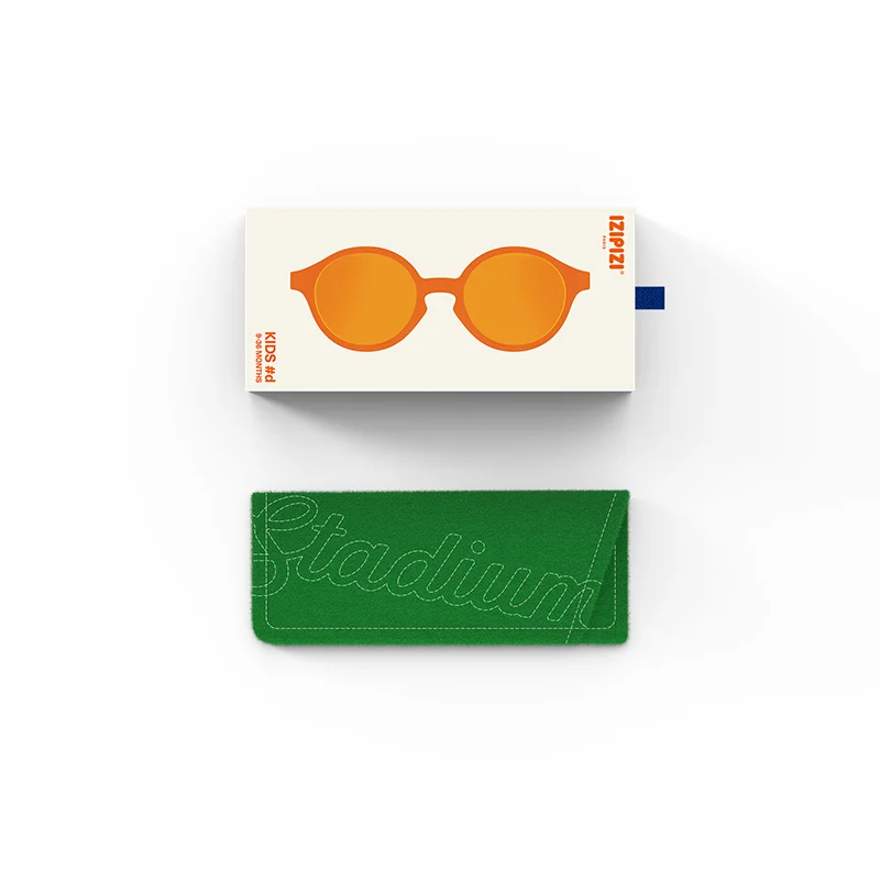 Izipizi Kinder Sonnenbrille 'Stadium' #D 9-36 Monate Orange Smash