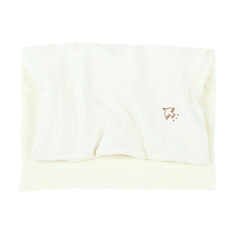 Nobodinoz Winterdecke mit Stickerei Off White