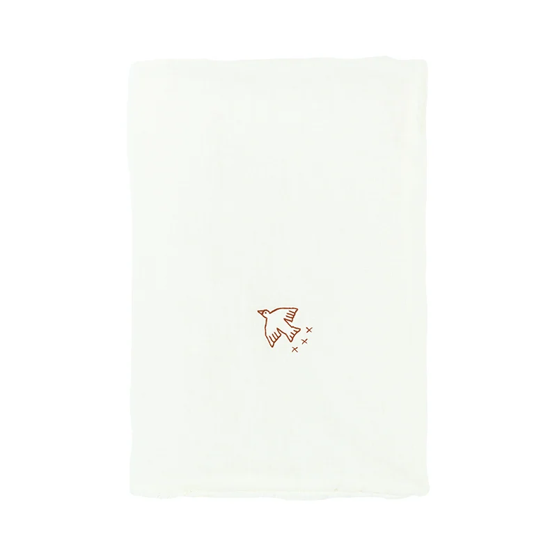 Nobodinoz Winterdecke mit Stickerei Off White