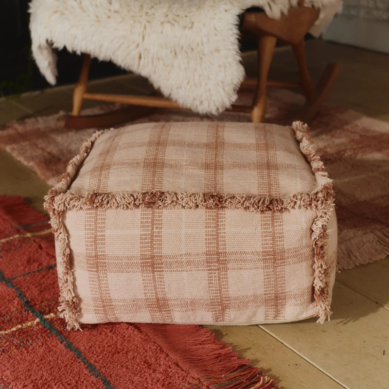 Pouf "Rose" 40x40x20cm